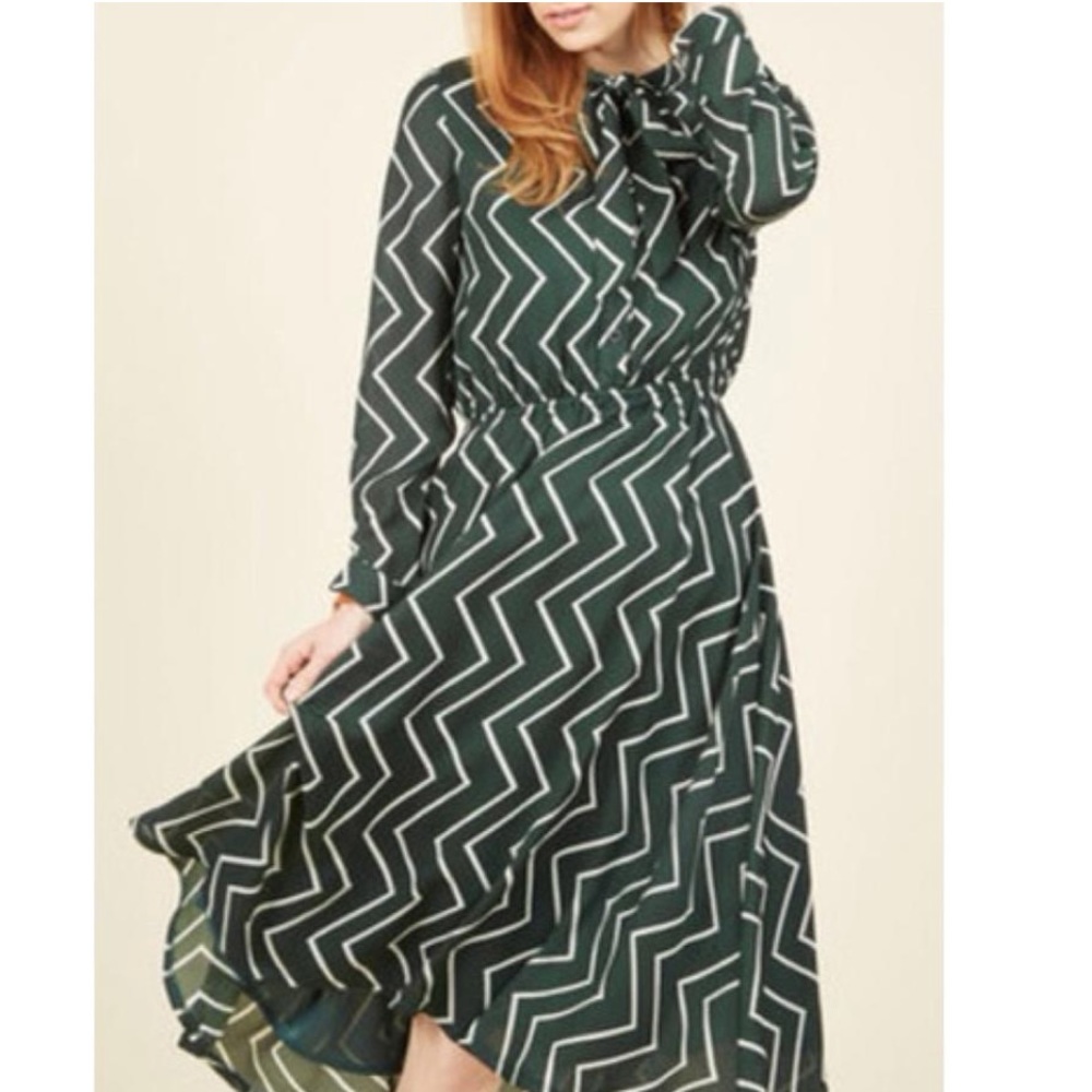 Green Heart In The Right Shirt  Dress ModCloth